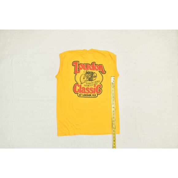 Vintage 1984 Loudon Classic Motorcycle Racing T-Shirt Regular Size L - Picture 7 of 8